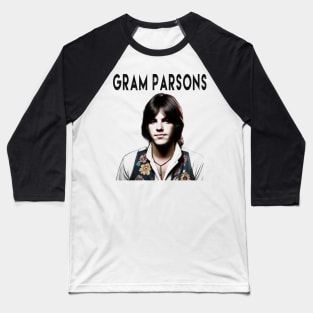 Gram Parsons Baseball T-Shirt